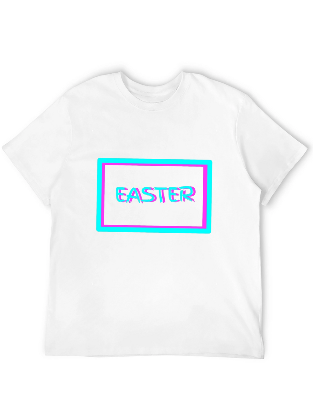 Easter Glitch T-Shirt - Vibrant Holiday Style