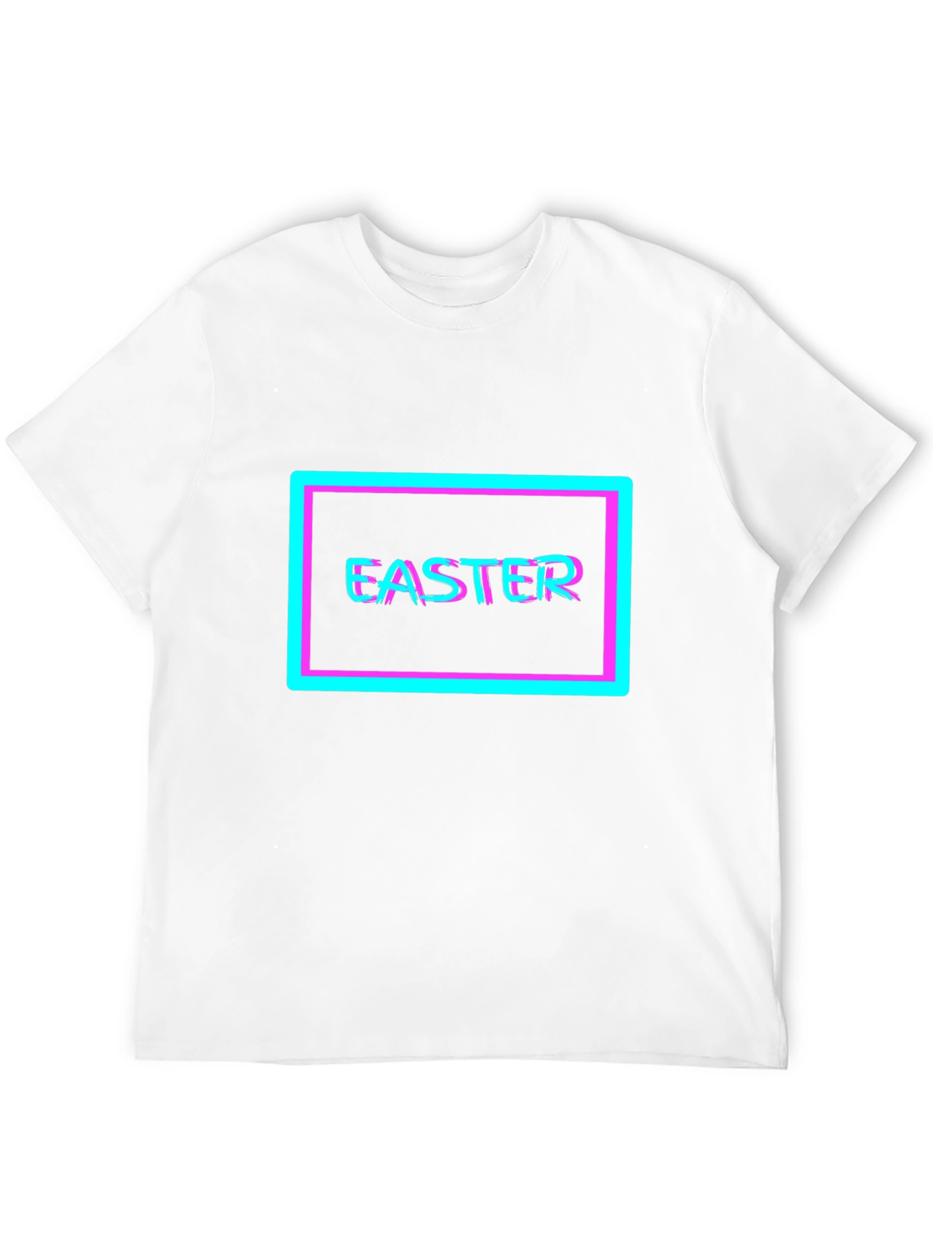 Easter Glitch T-Shirt - Vibrant Holiday Style
