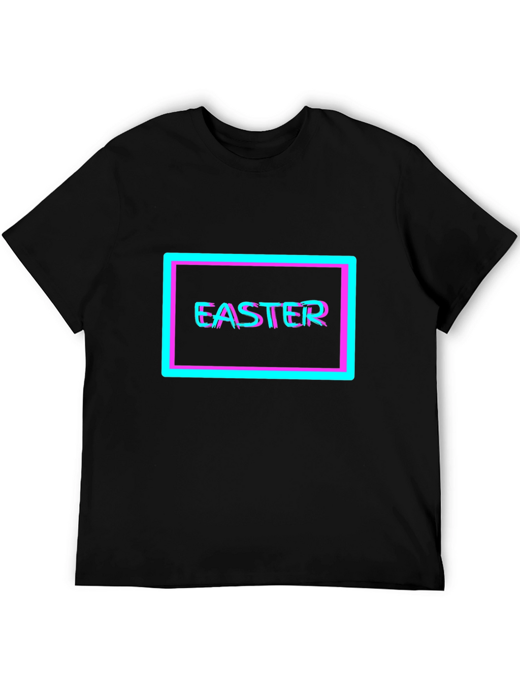 Easter Glitch T-Shirt - Vibrant Holiday Style