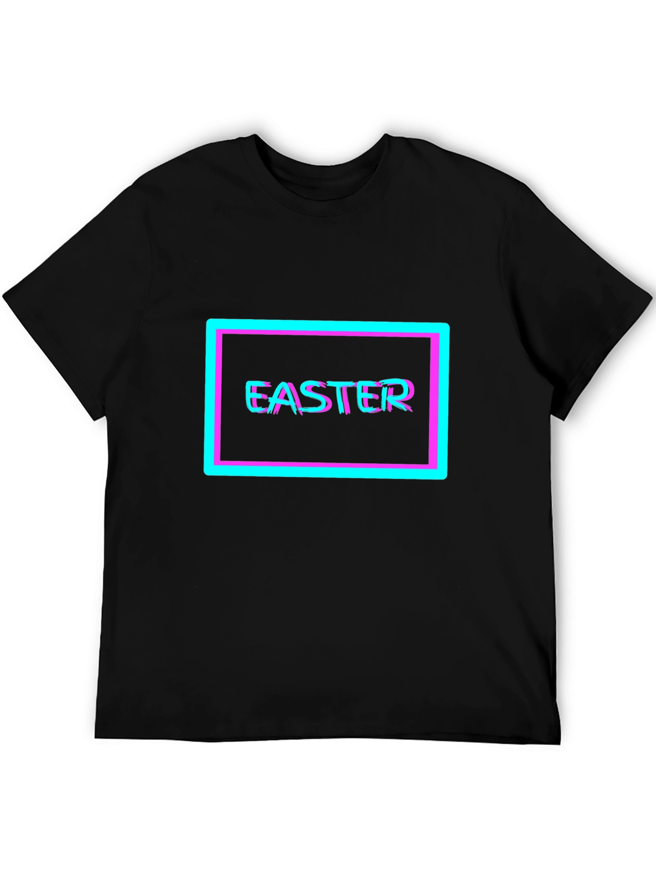 Easter Glitch T-Shirt - Vibrant Holiday Style
