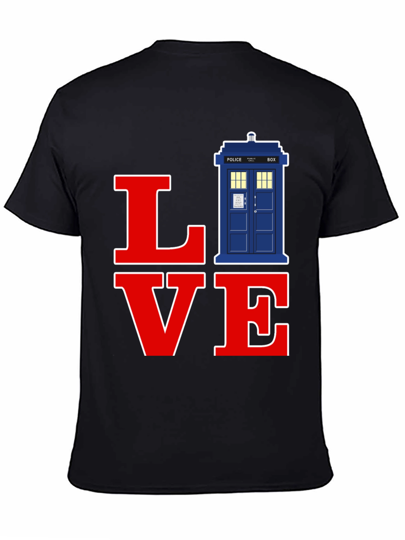 Doctor Who TARDIS Love T-Shirt - Cool Sci-Fi Design