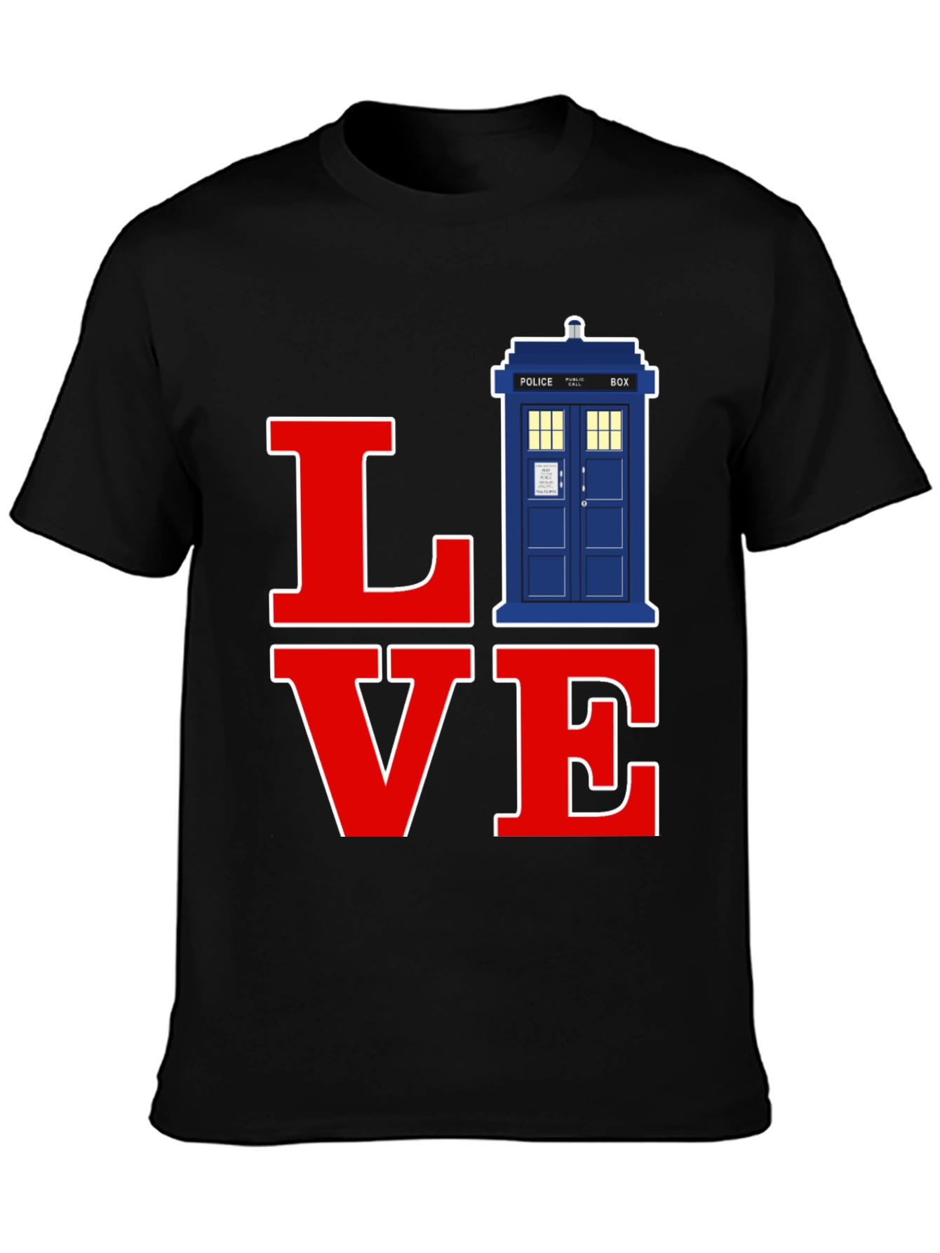 Doctor Who TARDIS Love T-Shirt - Cool Sci-Fi Design