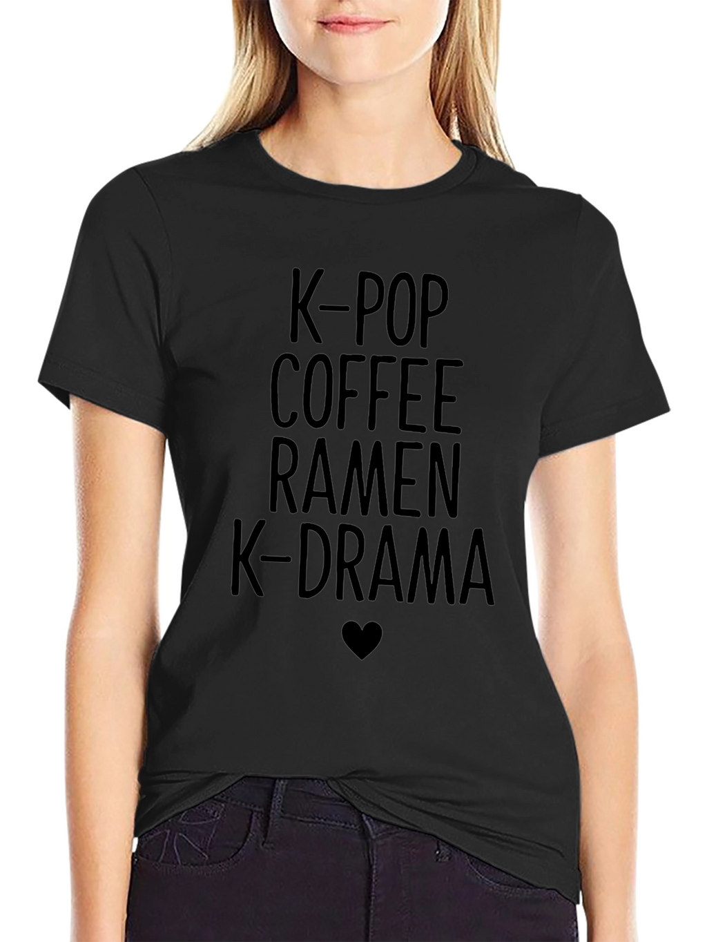 K-Pop Coffee Ramen K-Drama Graphic Tee