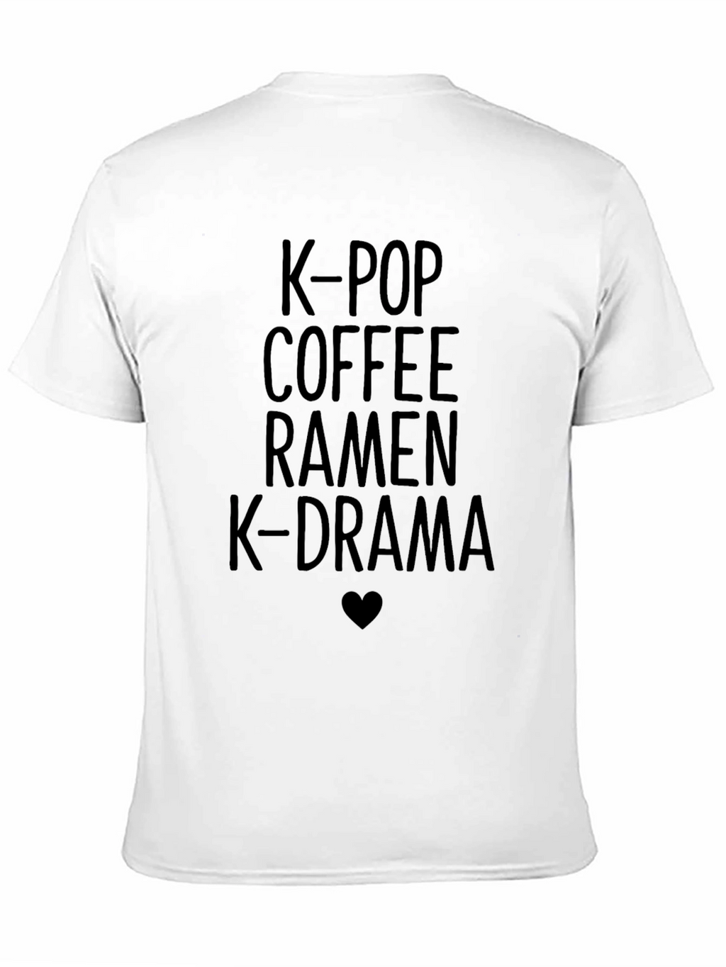 K-Pop Coffee Ramen K-Drama Graphic Tee
