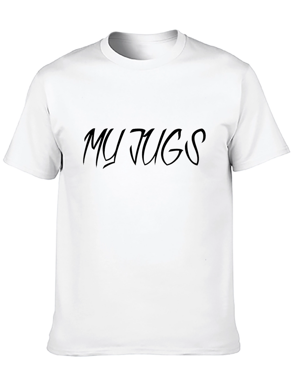 My Jugs T-Shirt - Black Crew Neck Tee