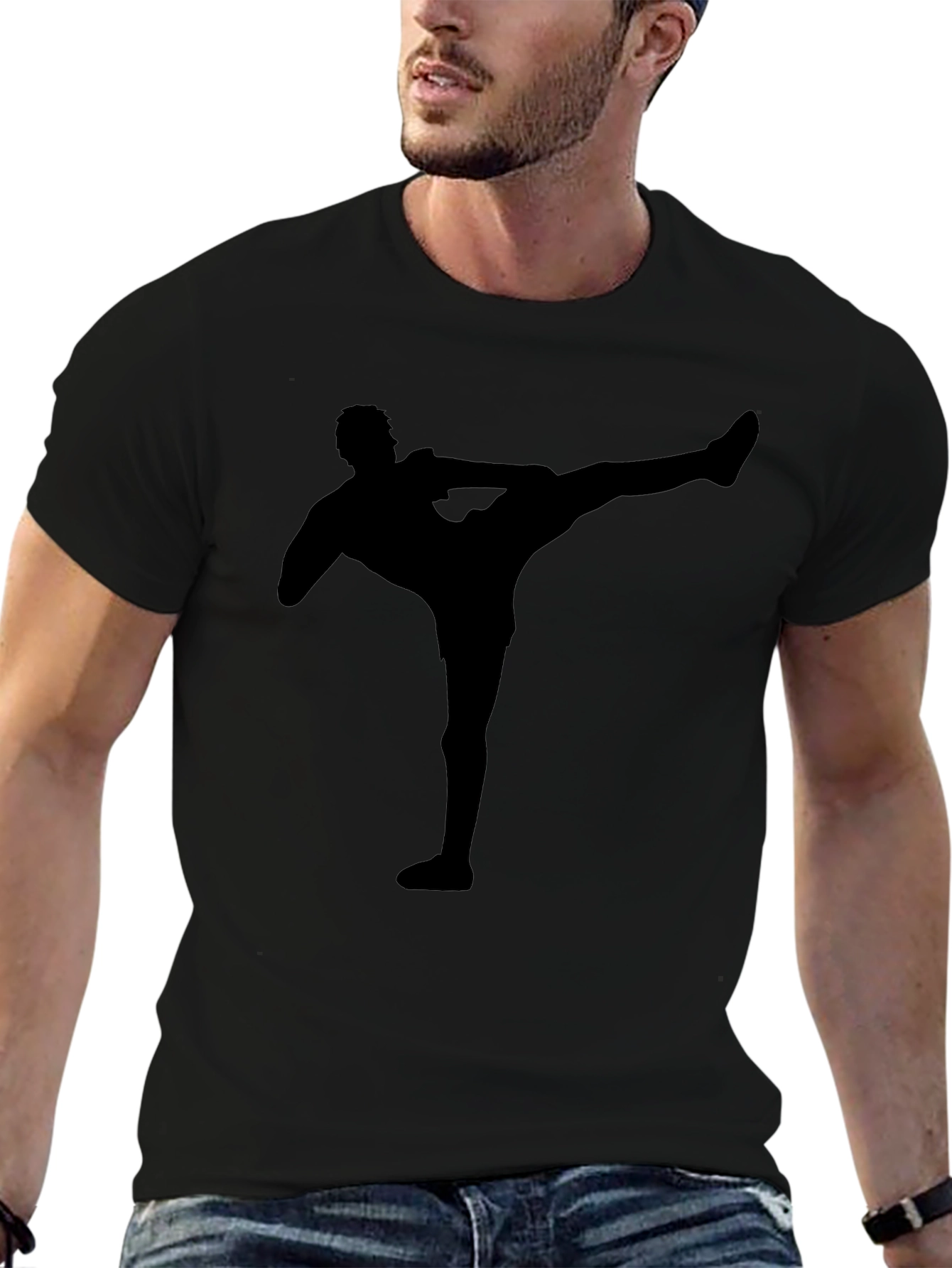 Silhouette Kick Black T-Shirt