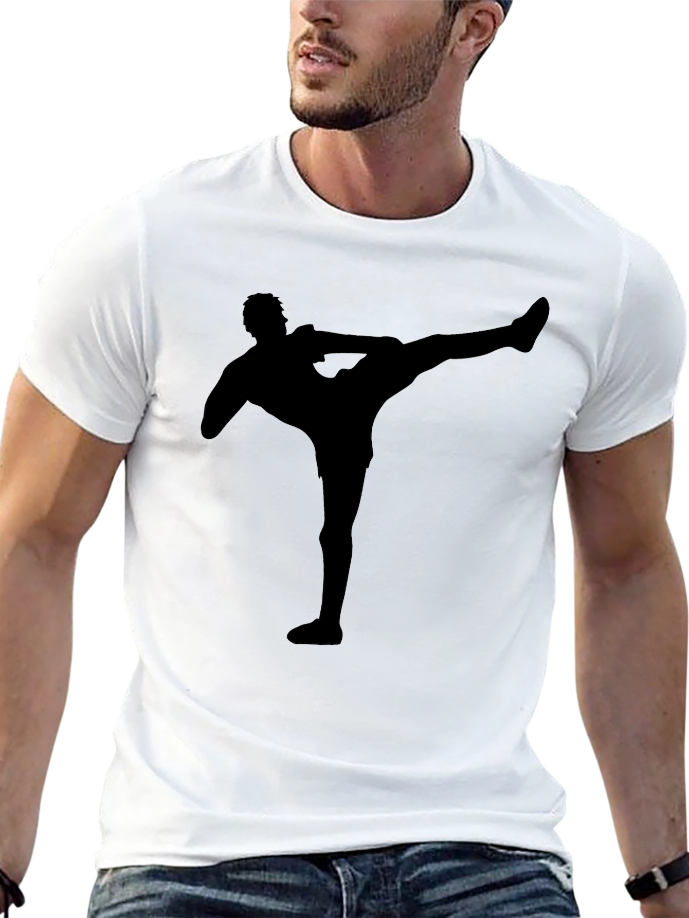 Silhouette Kick Black T-Shirt