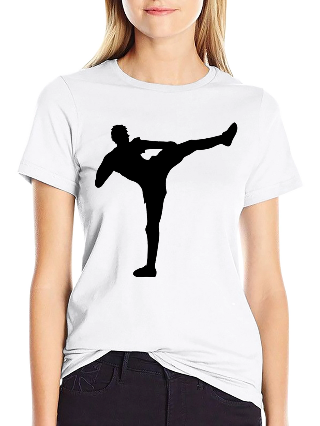 Silhouette Kick Black T-Shirt