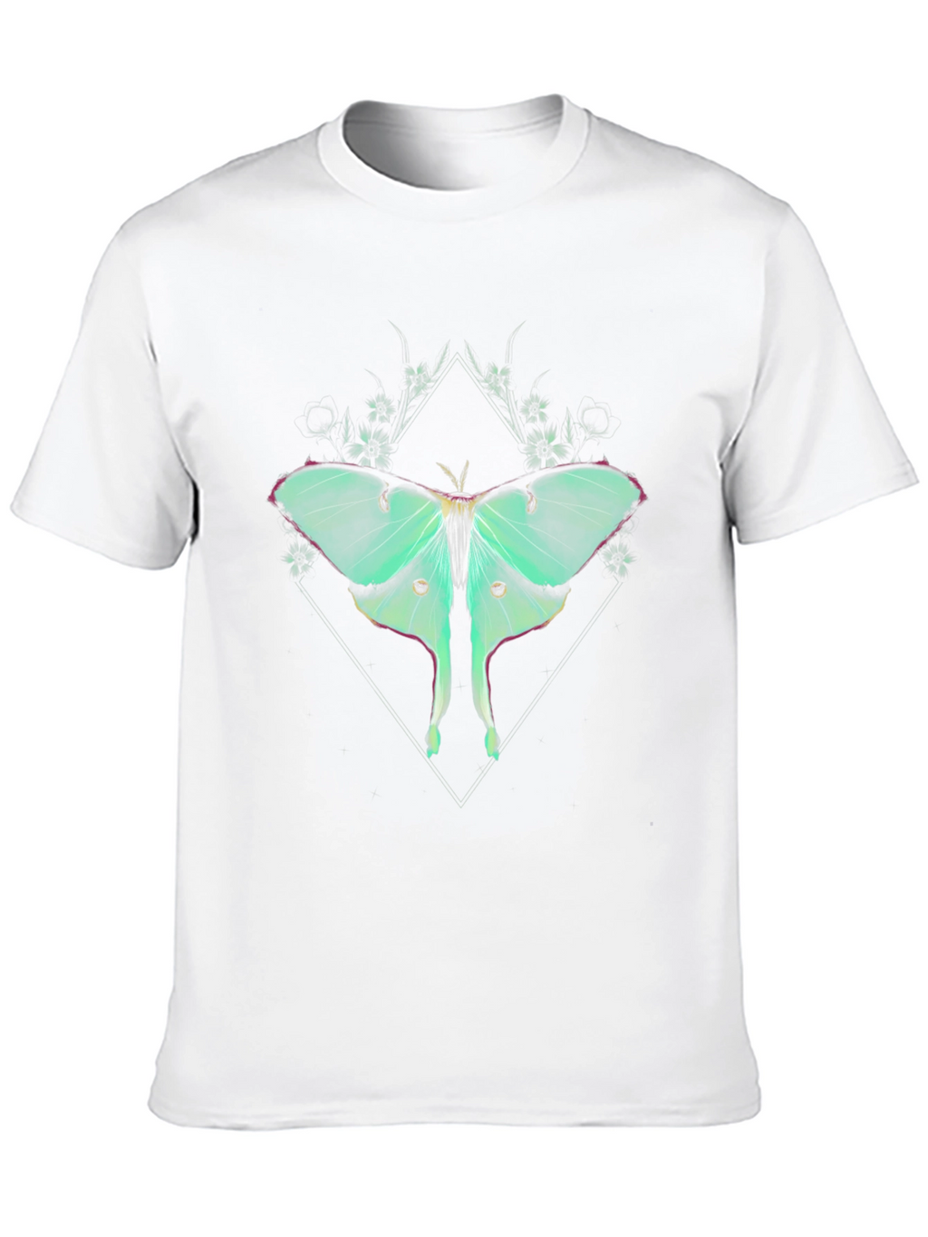 Luna Moth Graphic Tee - Black
