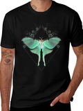 Luna Moth Graphic Tee - Black