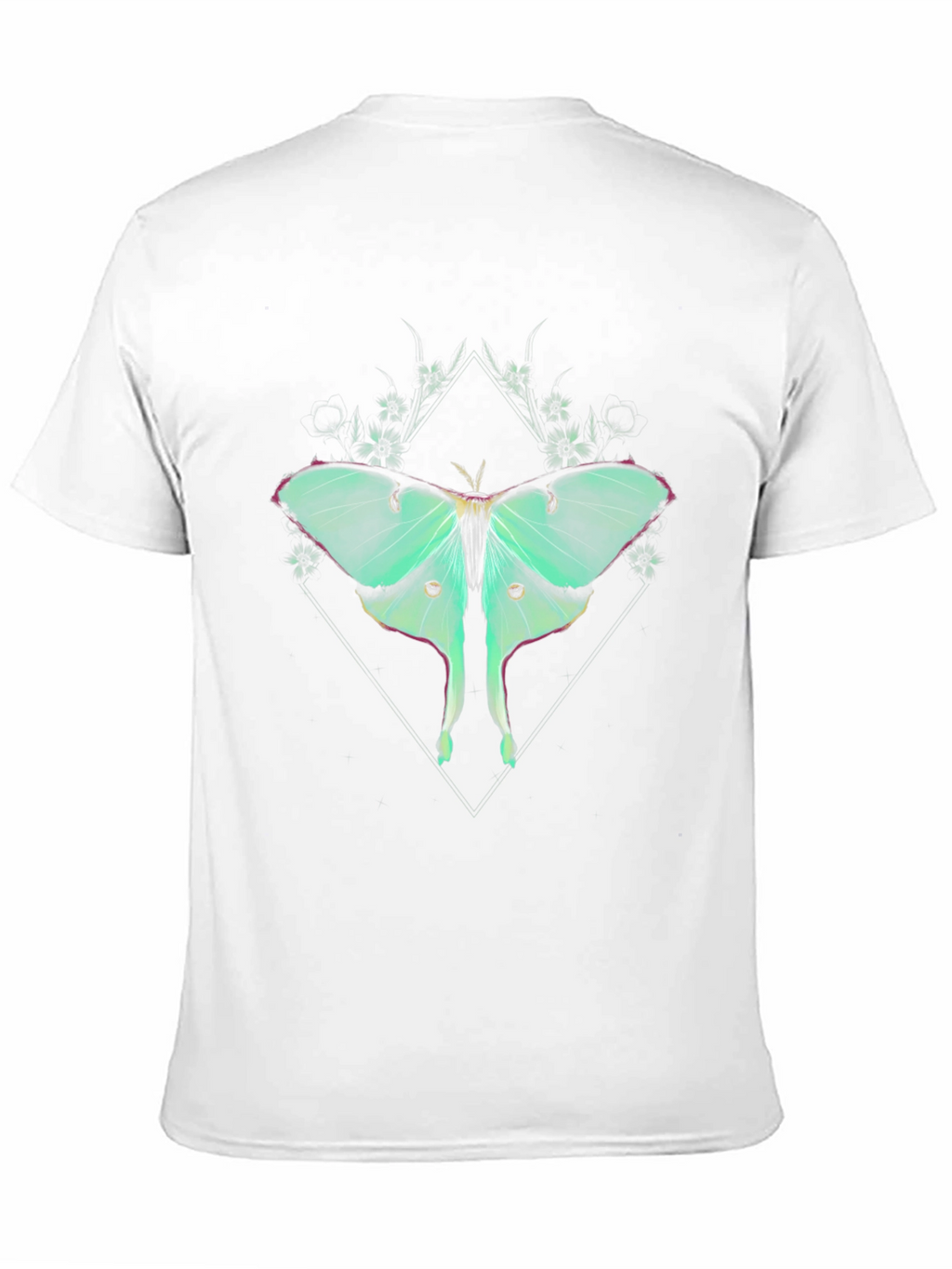 Luna Moth Graphic Tee - Black