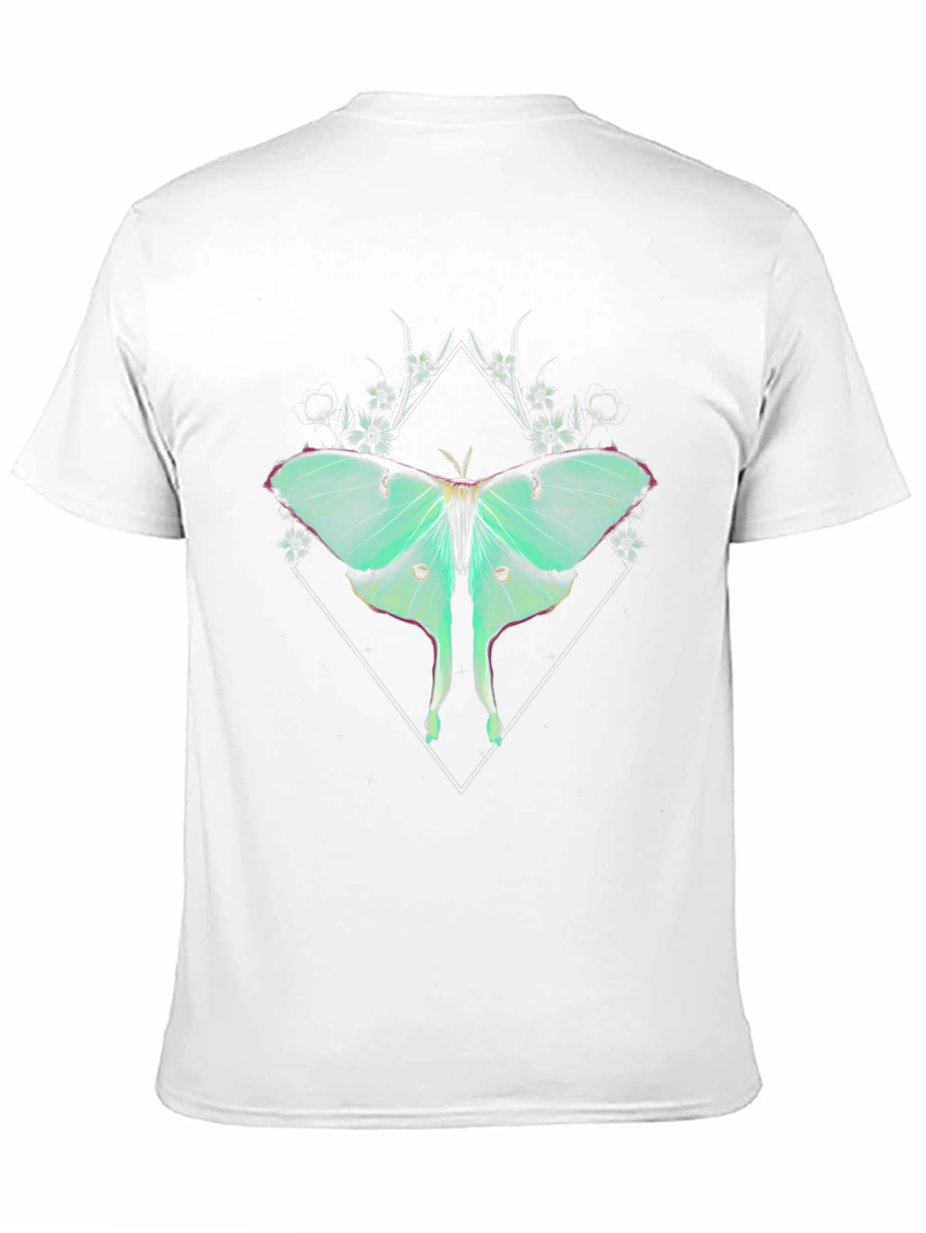 Luna Moth Graphic Tee - Black