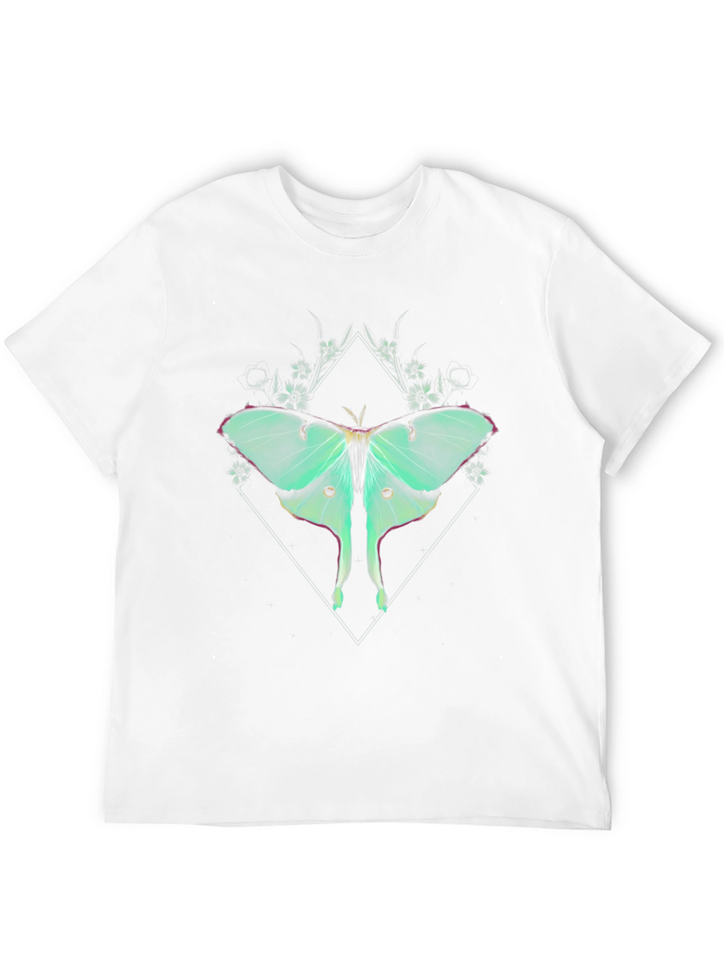 Luna Moth Graphic Tee - Black