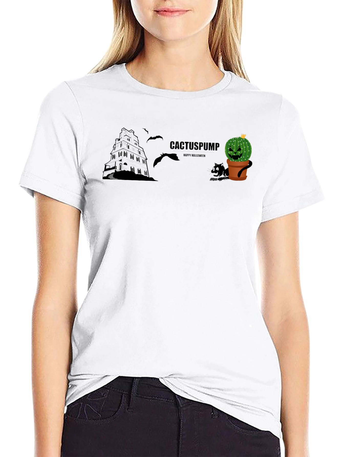 Cactus Pump Halloween T-Shirt