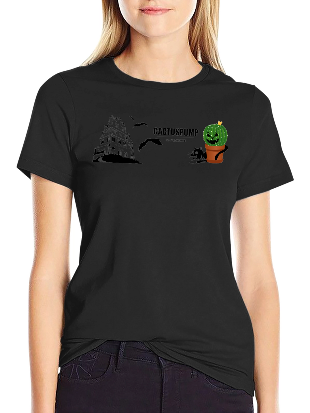 Cactus Pump Halloween T-Shirt