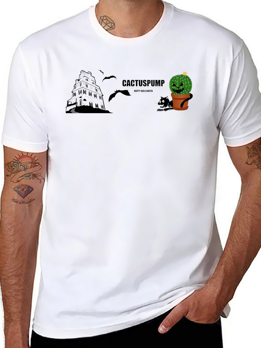 Cactus Pump Halloween T-Shirt