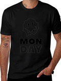 Monday Mood Black T-Shirt