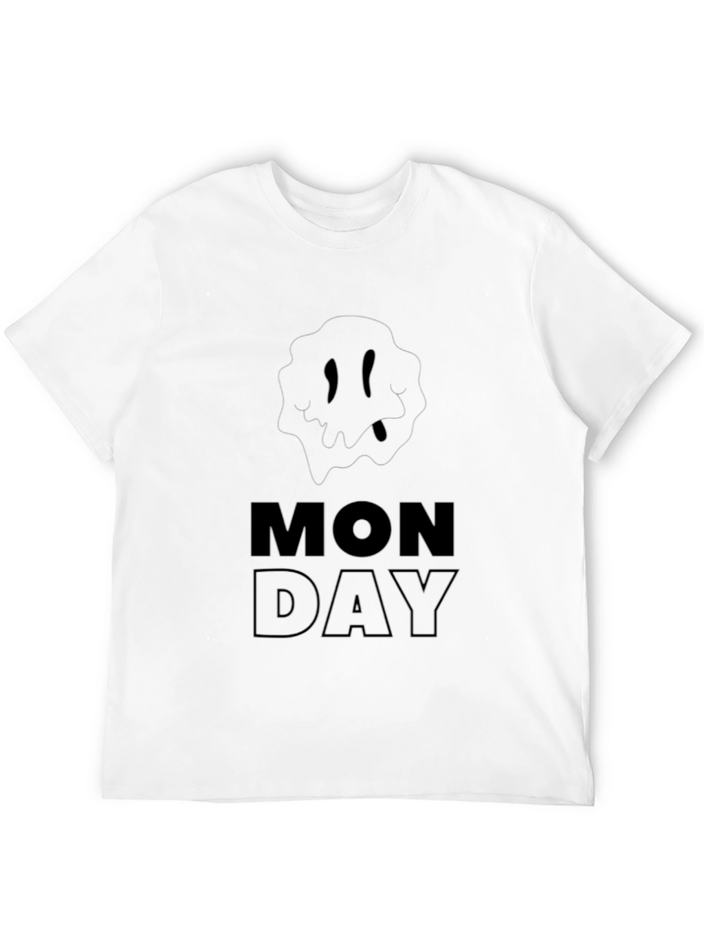 Monday Mood Black T-Shirt