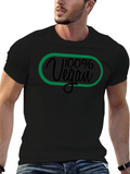 100% Vegan Graphic Tee - Stylish & Comfortable
