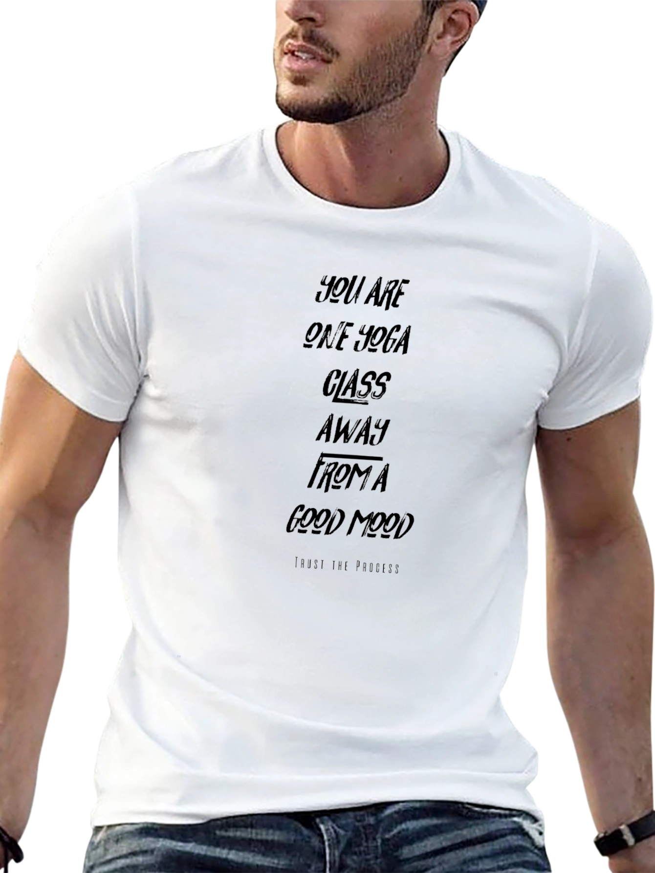 Yoga Class Mood Graphic Tee