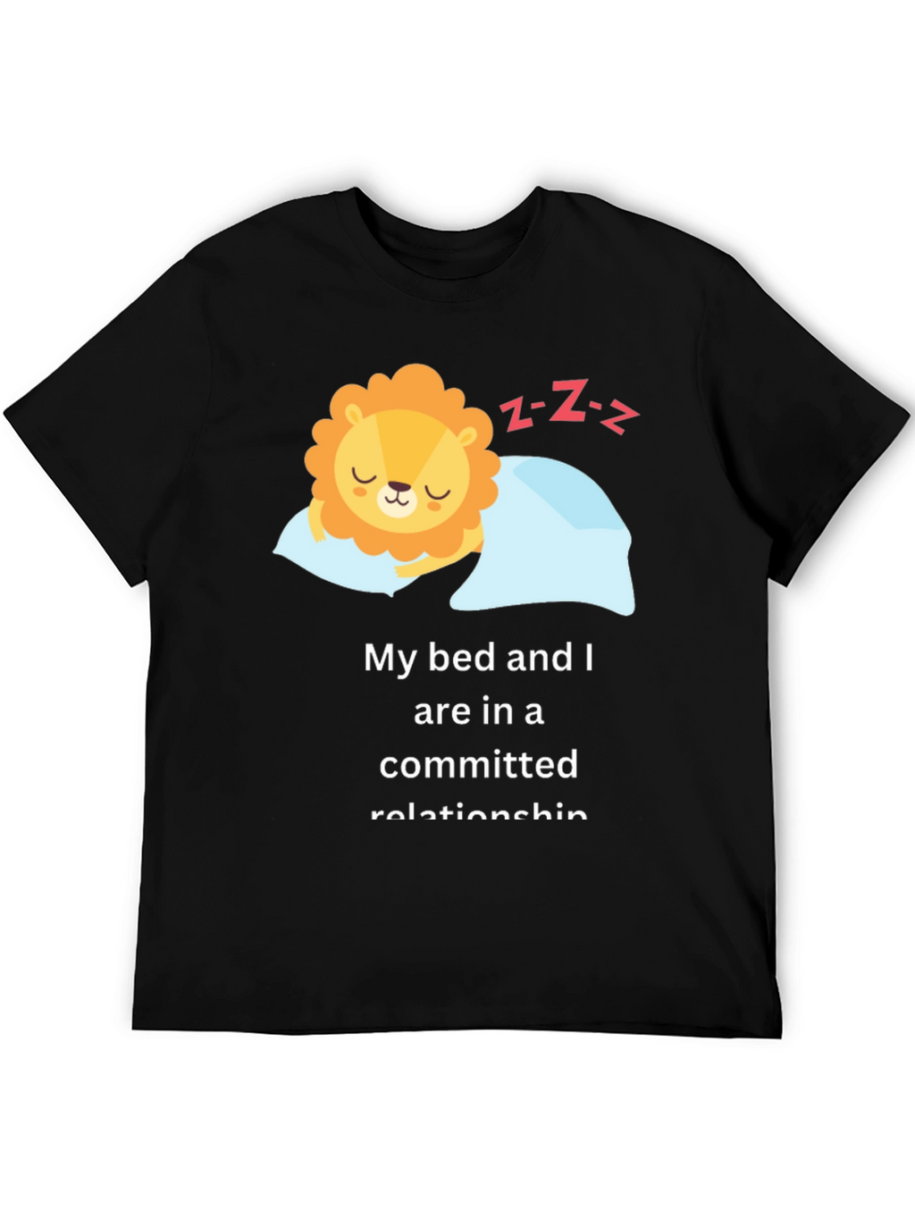 Funny Sleeping Lion T-Shirt