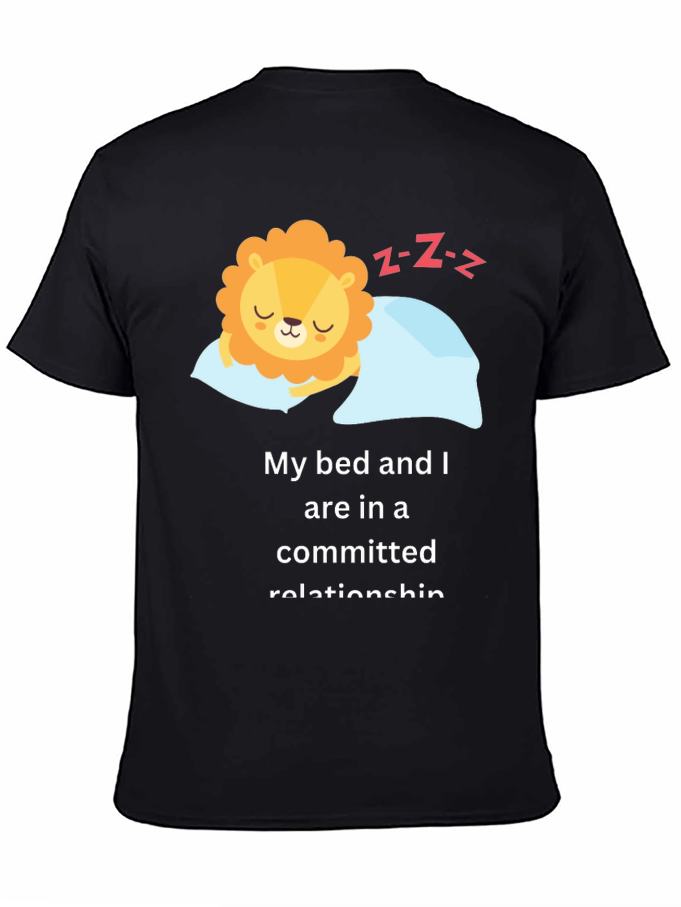 Funny Sleeping Lion T-Shirt