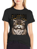 Fluff You Cat T-Shirt - Funny Grumpy Cat Tee