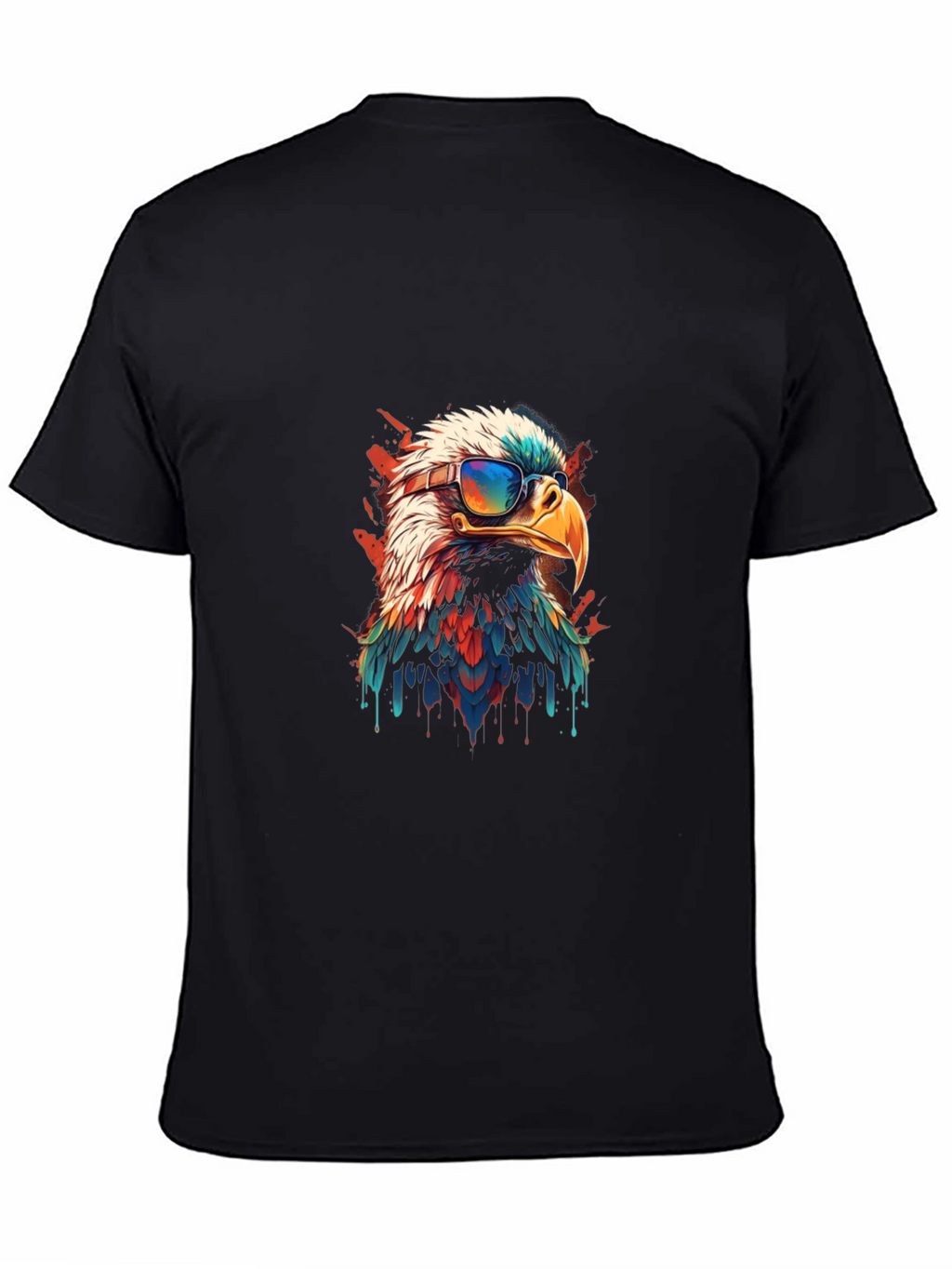 Cool Eagle Graphic Tee - Patriotic Style