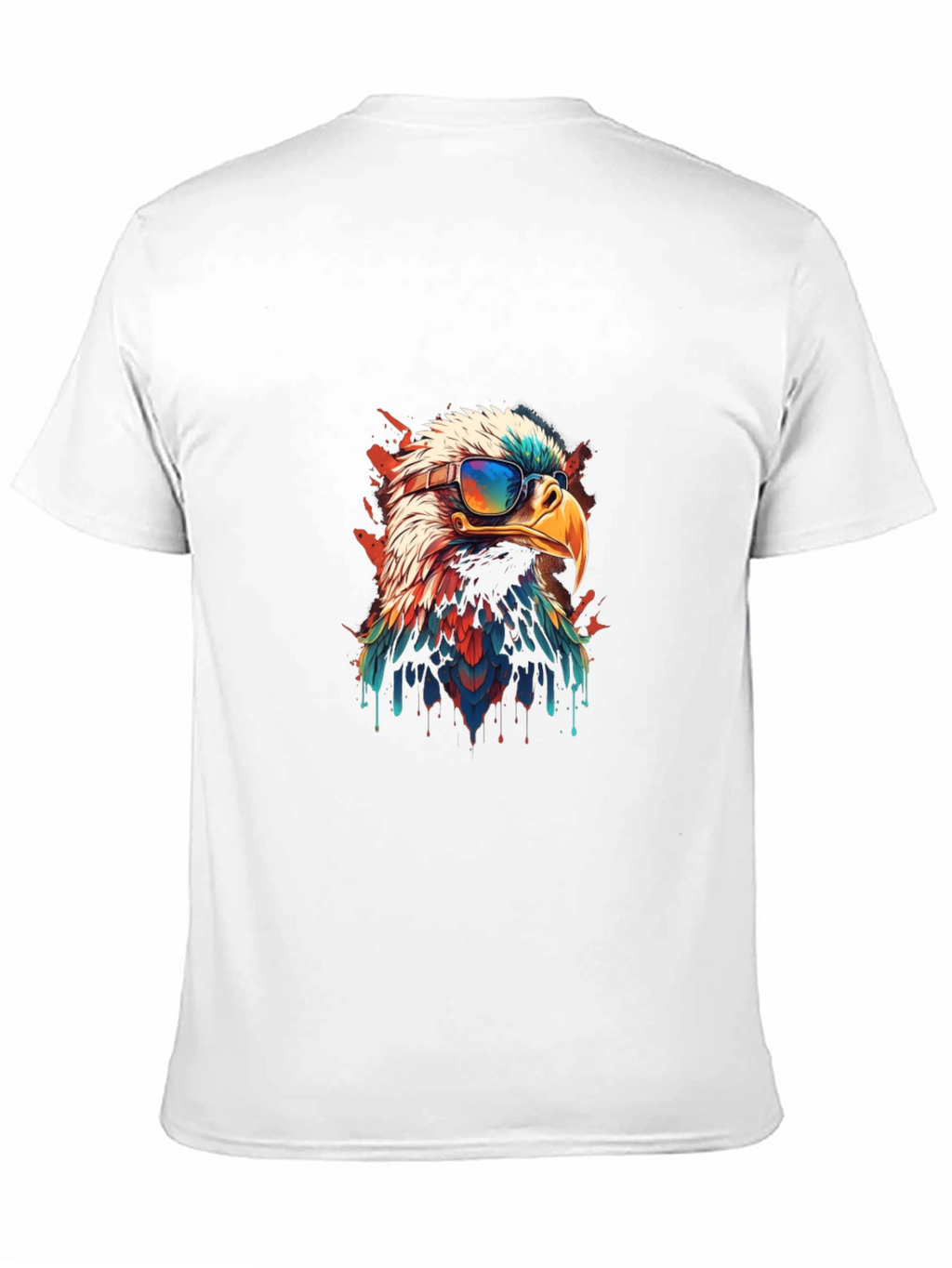 Cool Eagle Graphic Tee - Patriotic Style