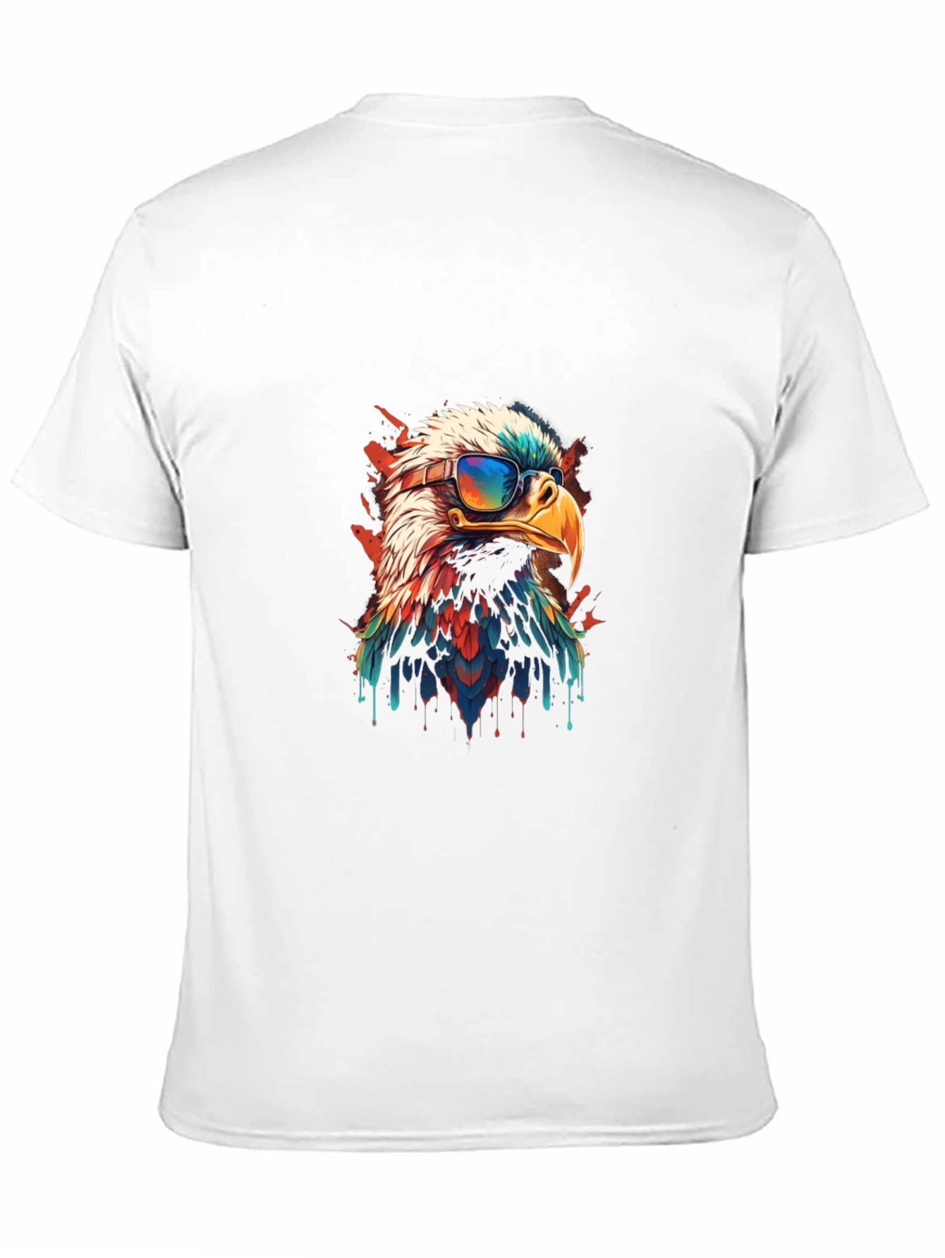 Cool Eagle Graphic Tee - Patriotic Style