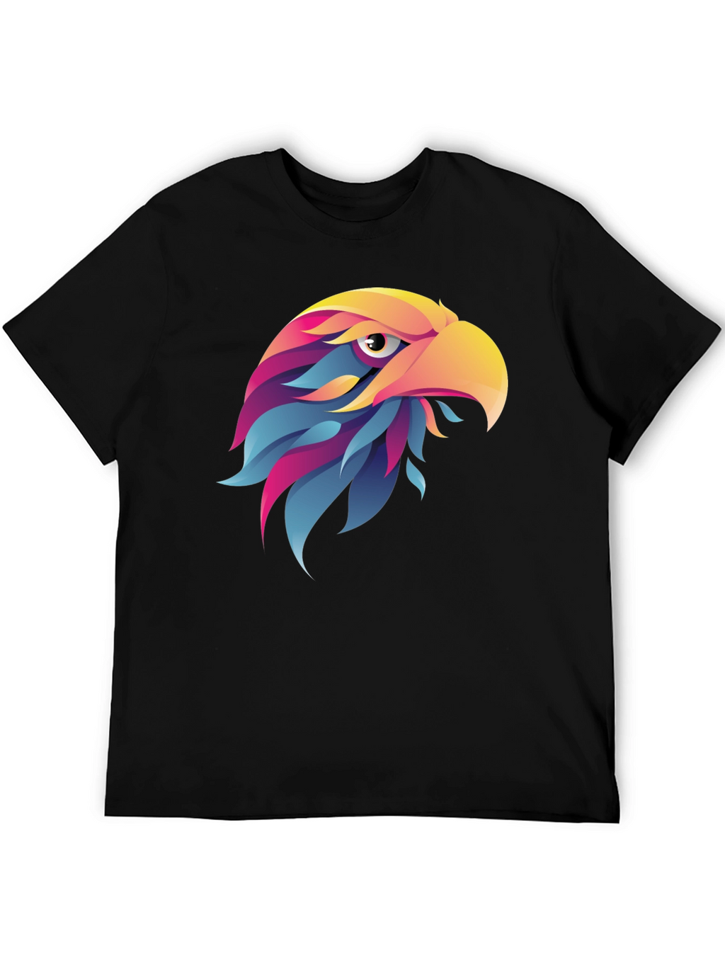 Bold Eagle Graphic Black T-Shirt