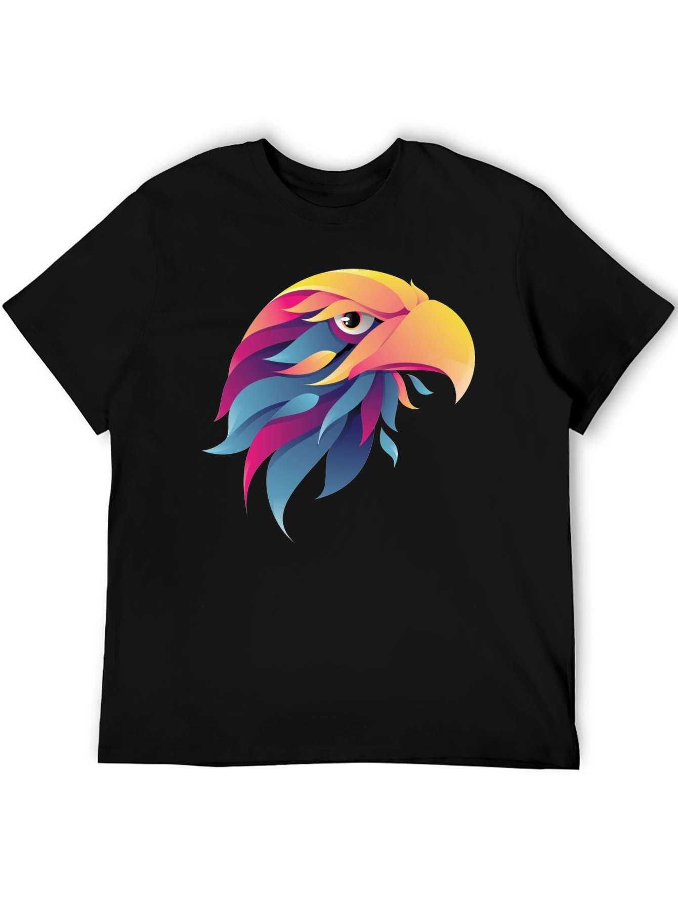 Bold Eagle Graphic Black T-Shirt