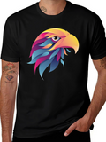 Bold Eagle Graphic Black T-Shirt