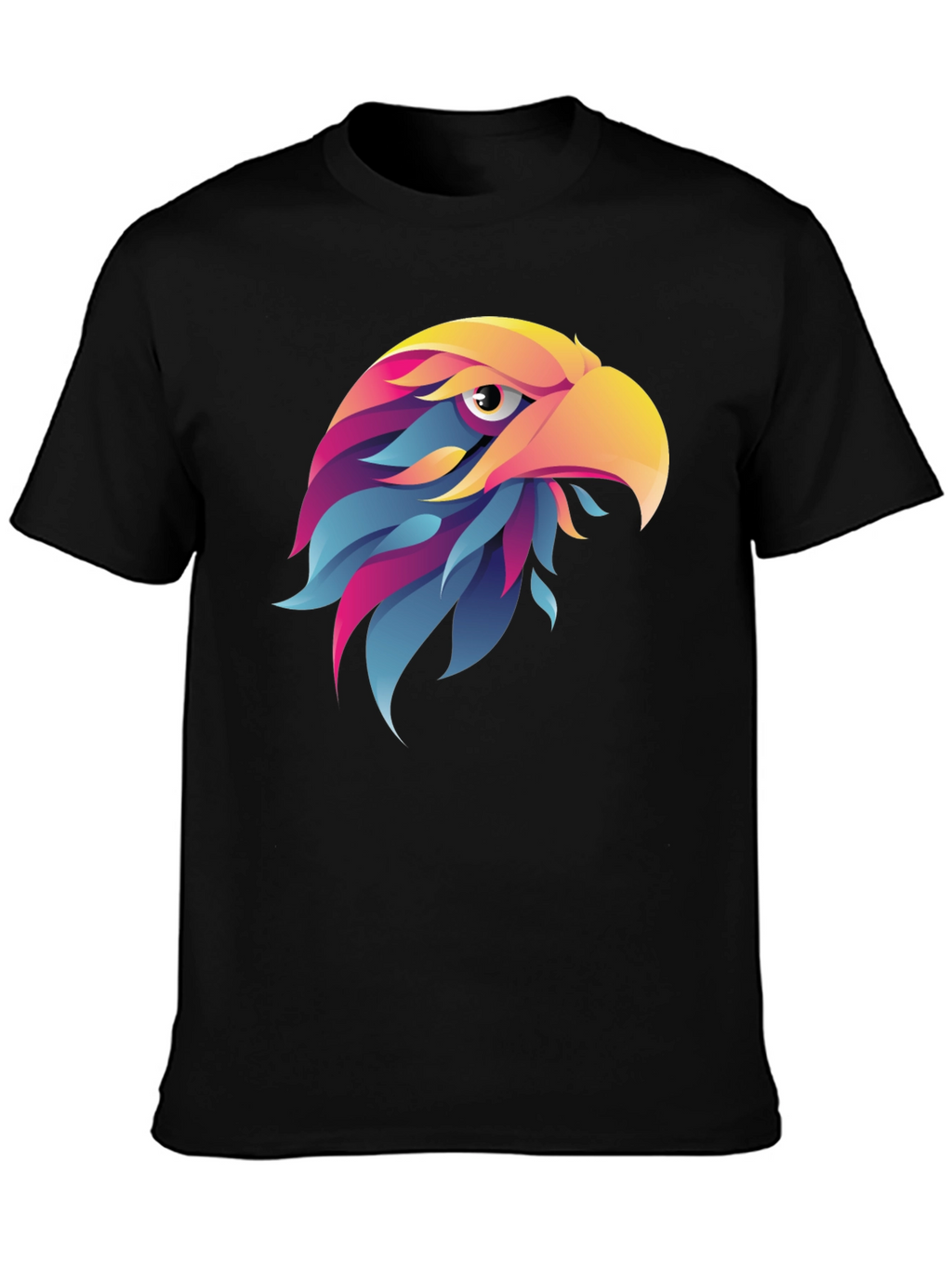 Bold Eagle Graphic Black T-Shirt