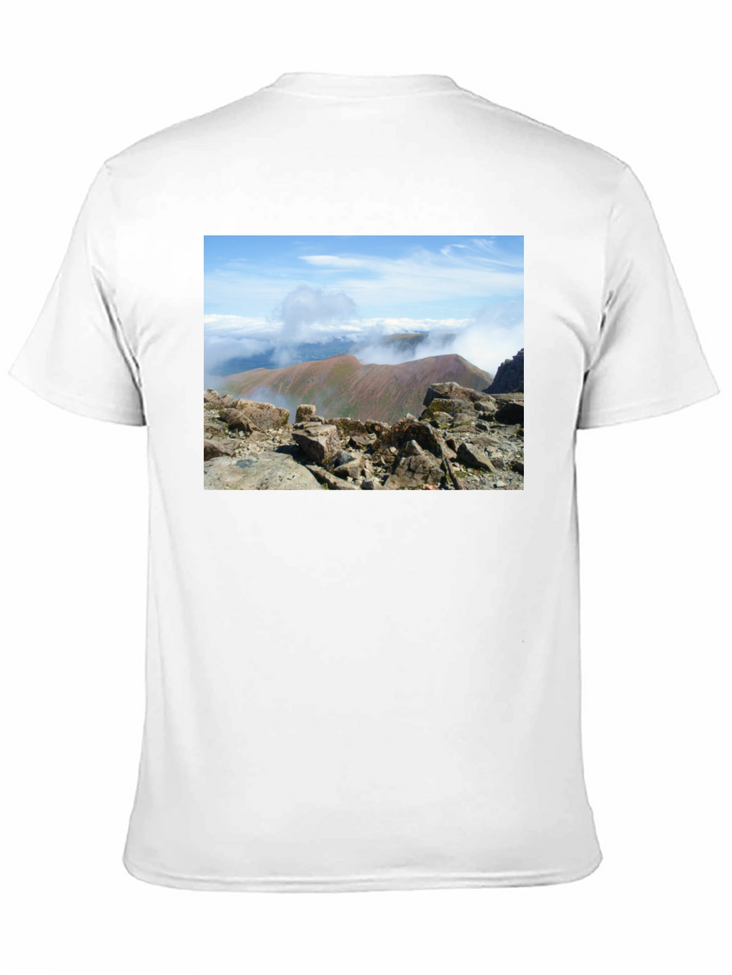 Mountain View Graphic Tee - Black Cotton Blend