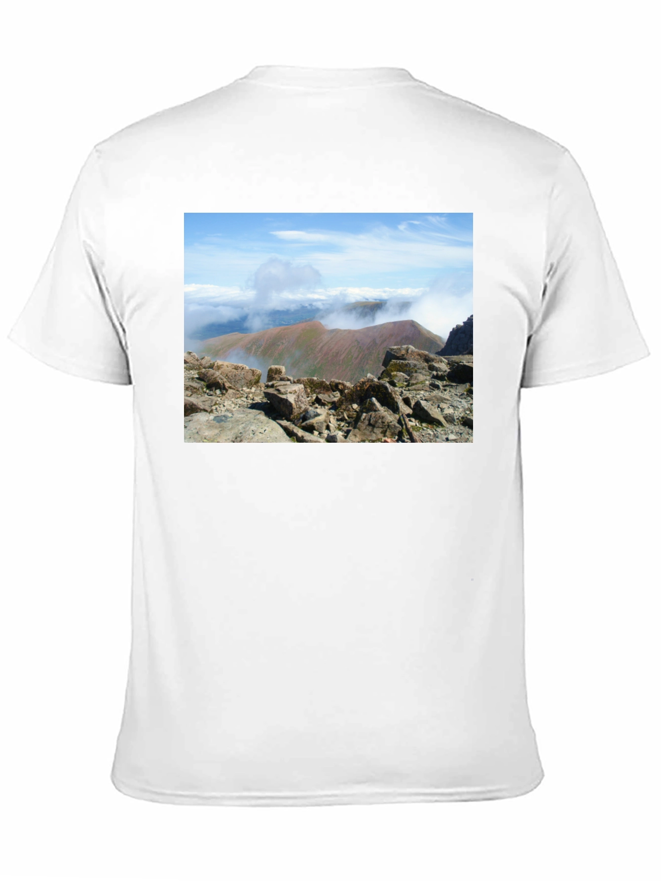 Mountain View Graphic Tee - Black Cotton Blend