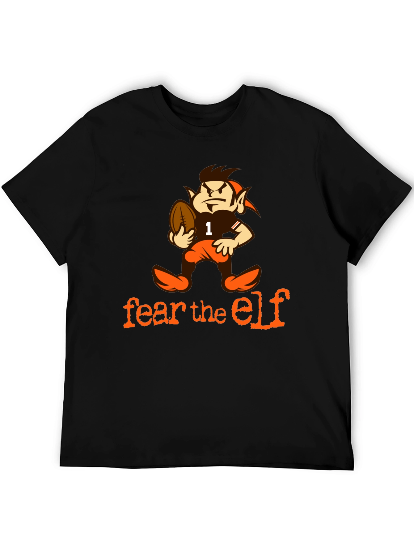 Fear the Elf Football T-Shirt