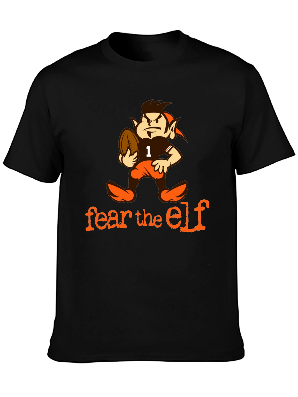 Fear the Elf Football T-Shirt