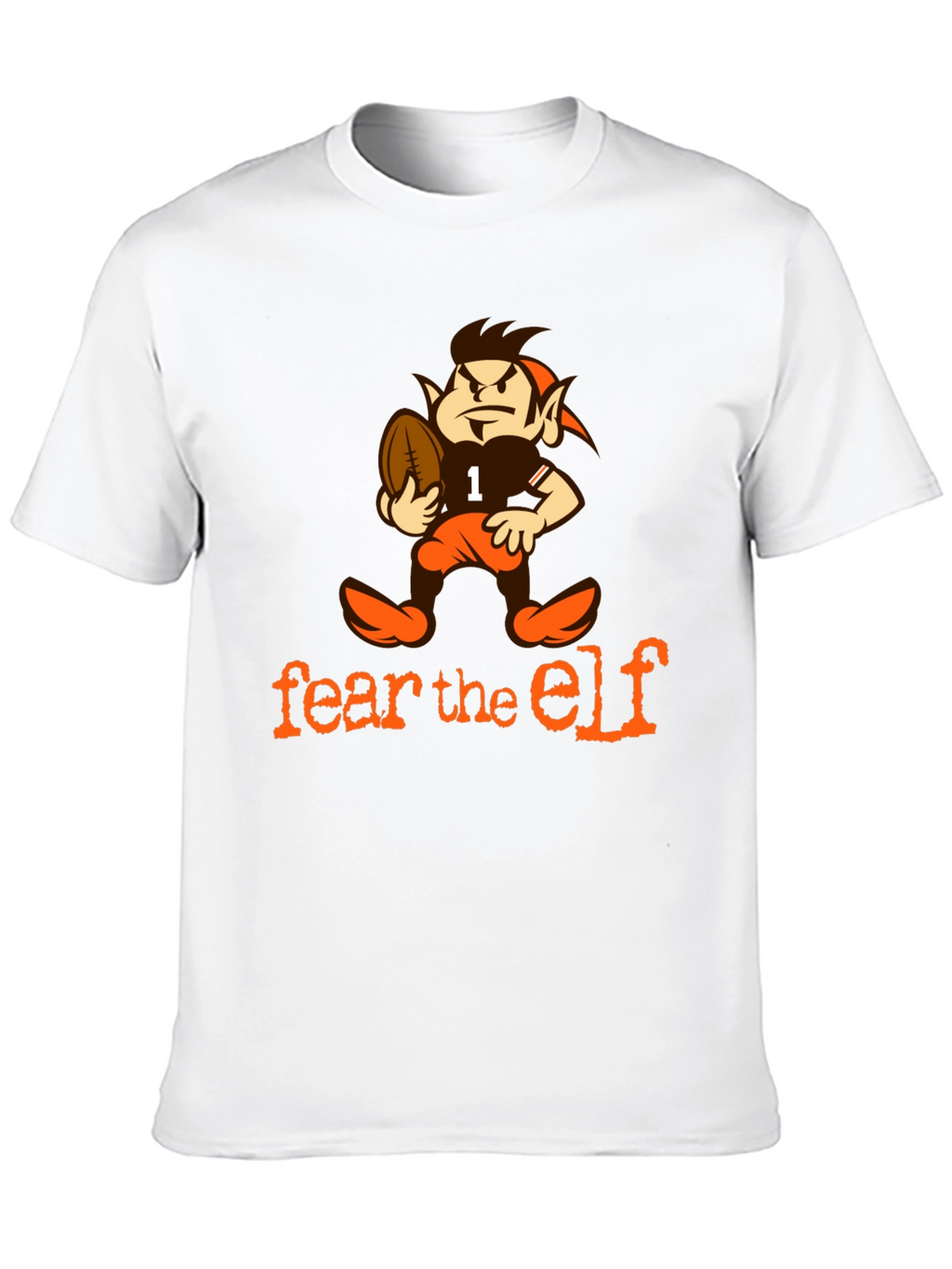 Fear the Elf Football T-Shirt