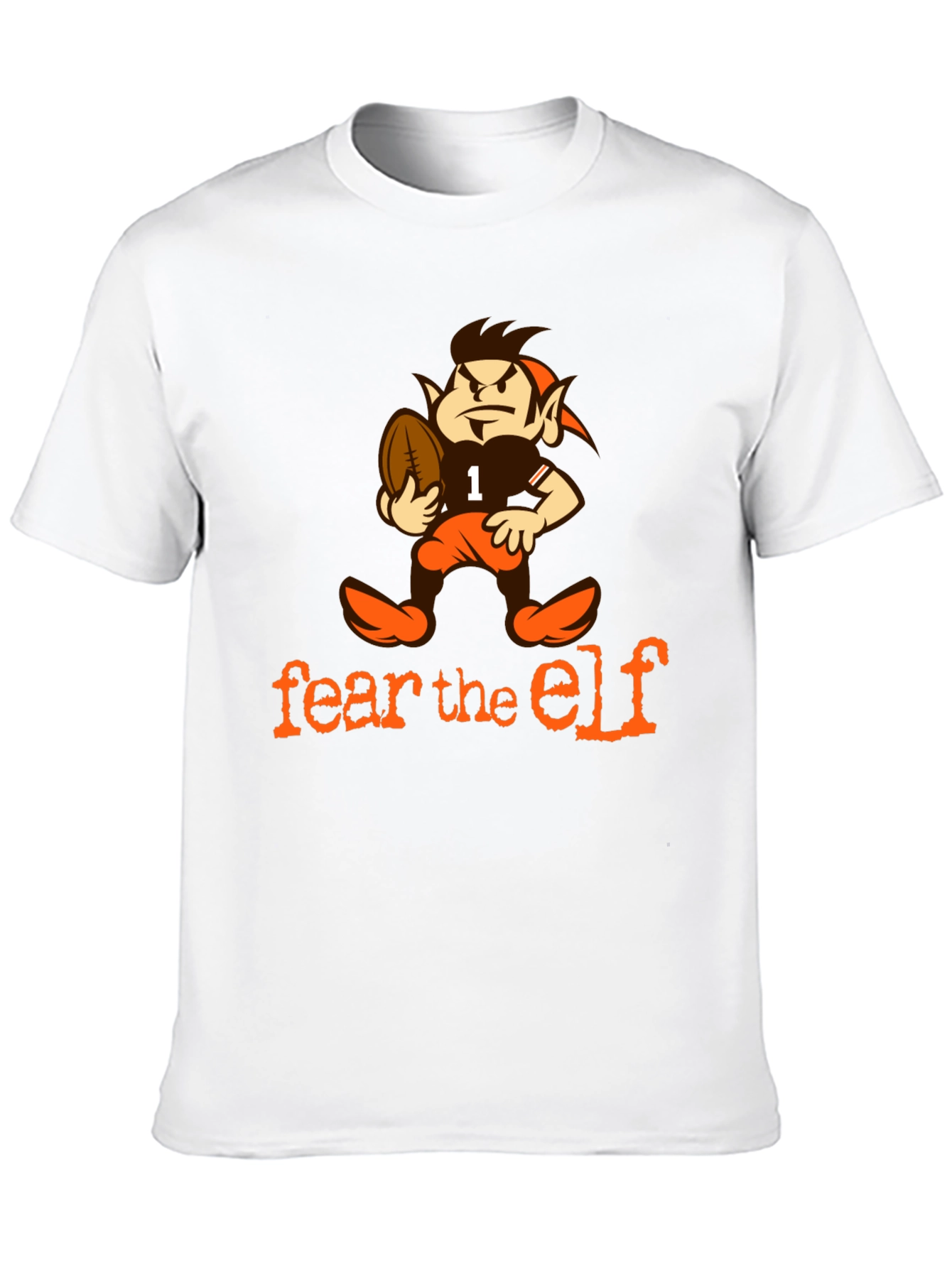 Fear the Elf Football T-Shirt