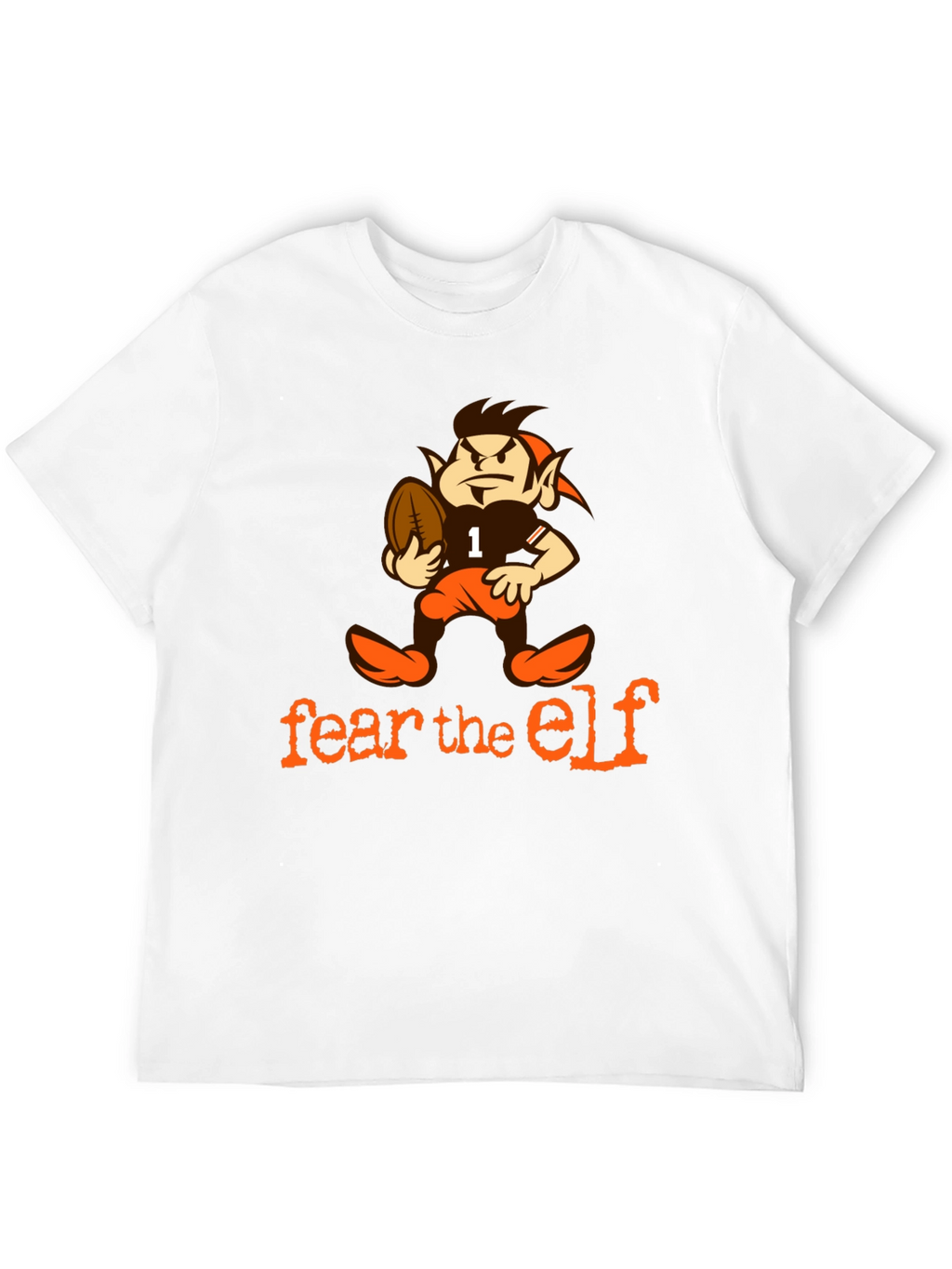 Fear the Elf Football T-Shirt