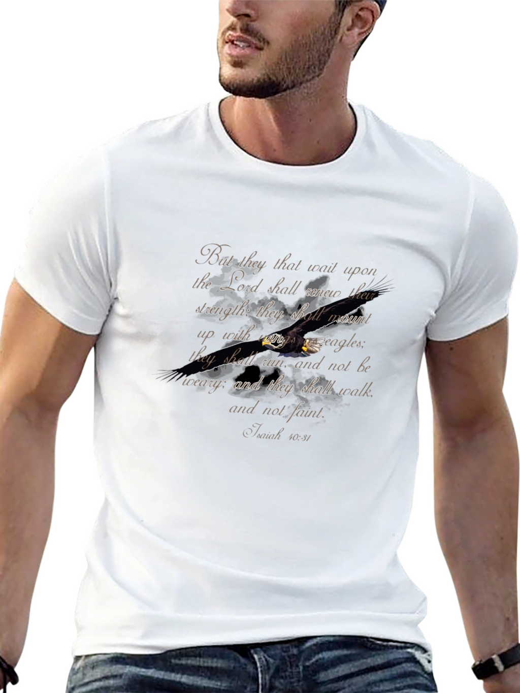 Eagle Isaiah 40:31 Christian T-Shirt