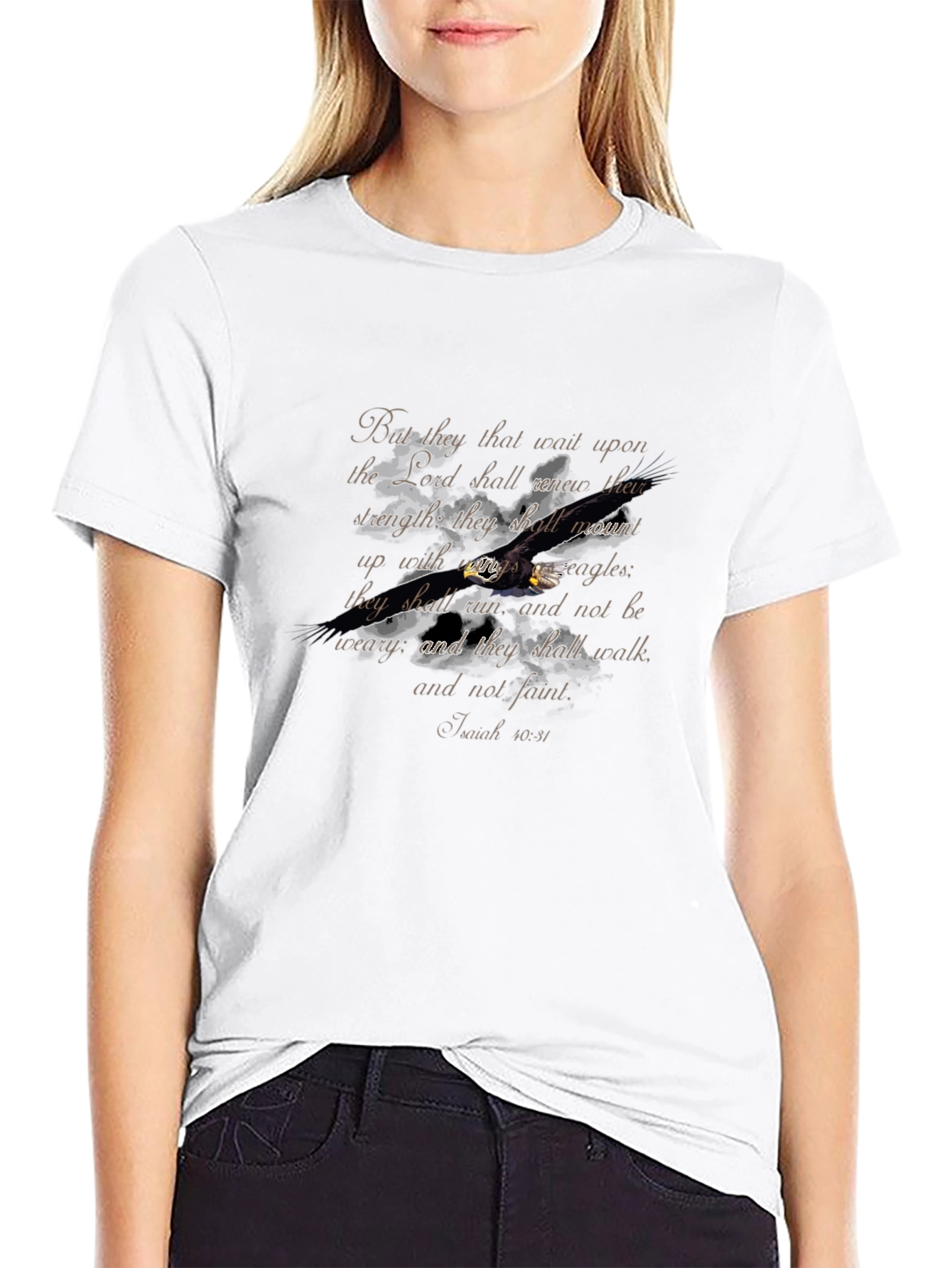 Eagle Isaiah 40:31 Christian T-Shirt