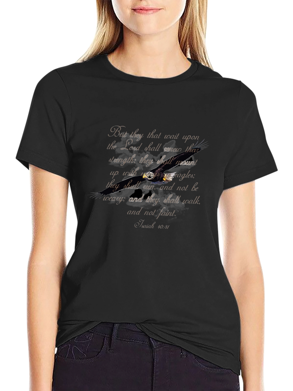 Eagle Isaiah 40:31 Christian T-Shirt