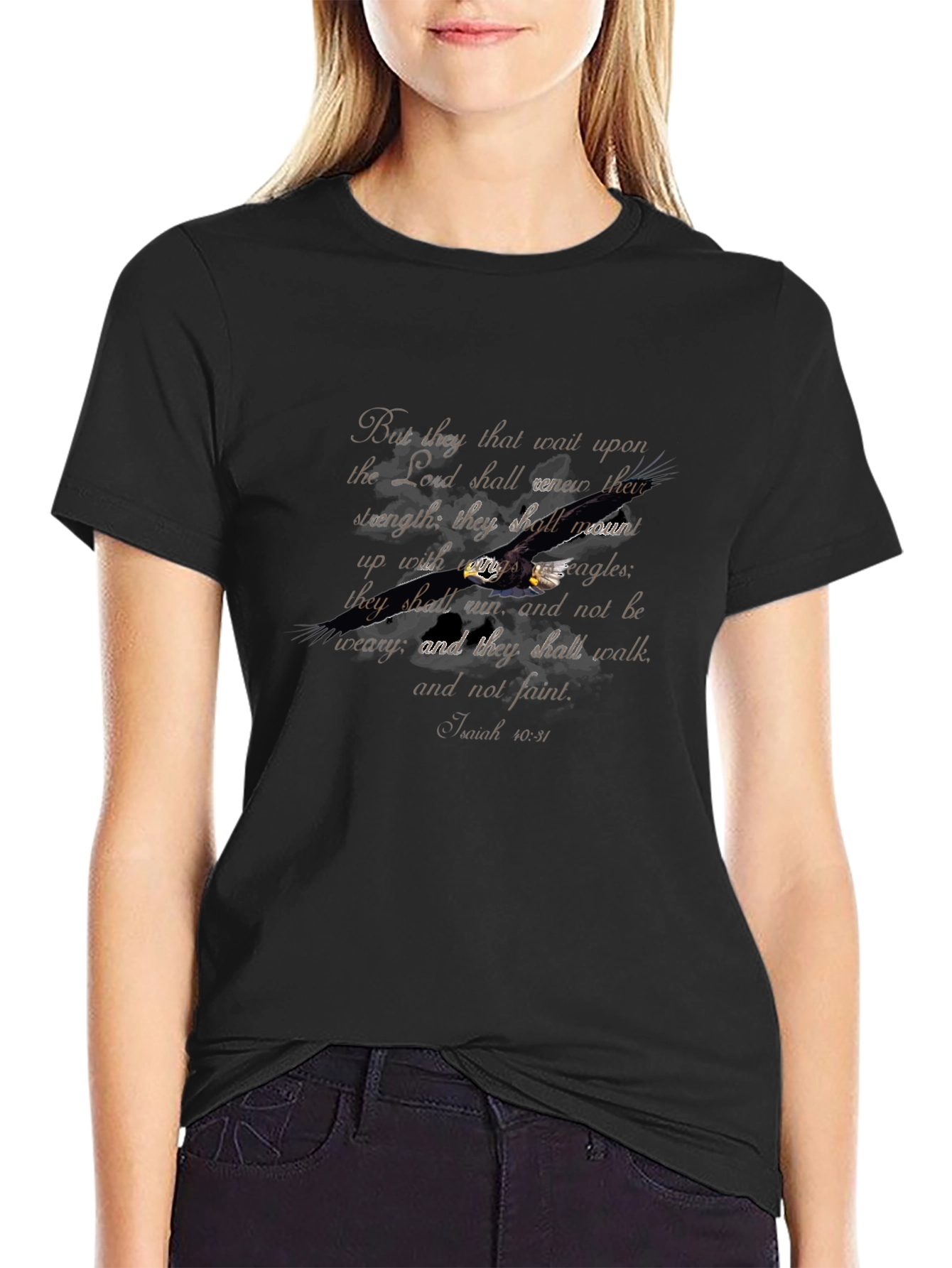 Eagle Isaiah 40:31 Christian T-Shirt