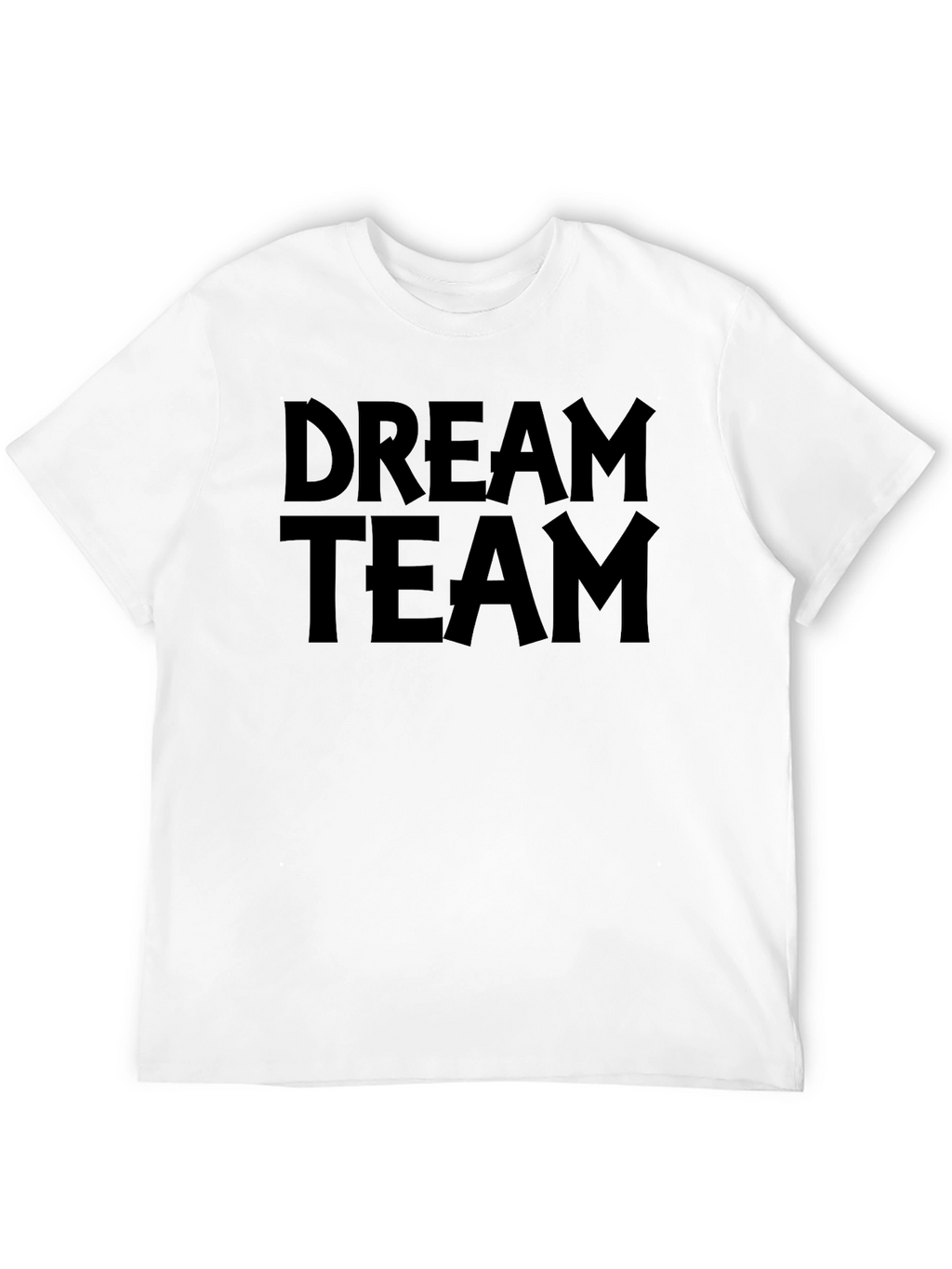 Dream Team Graphic Tee - Casual Black T-Shirt