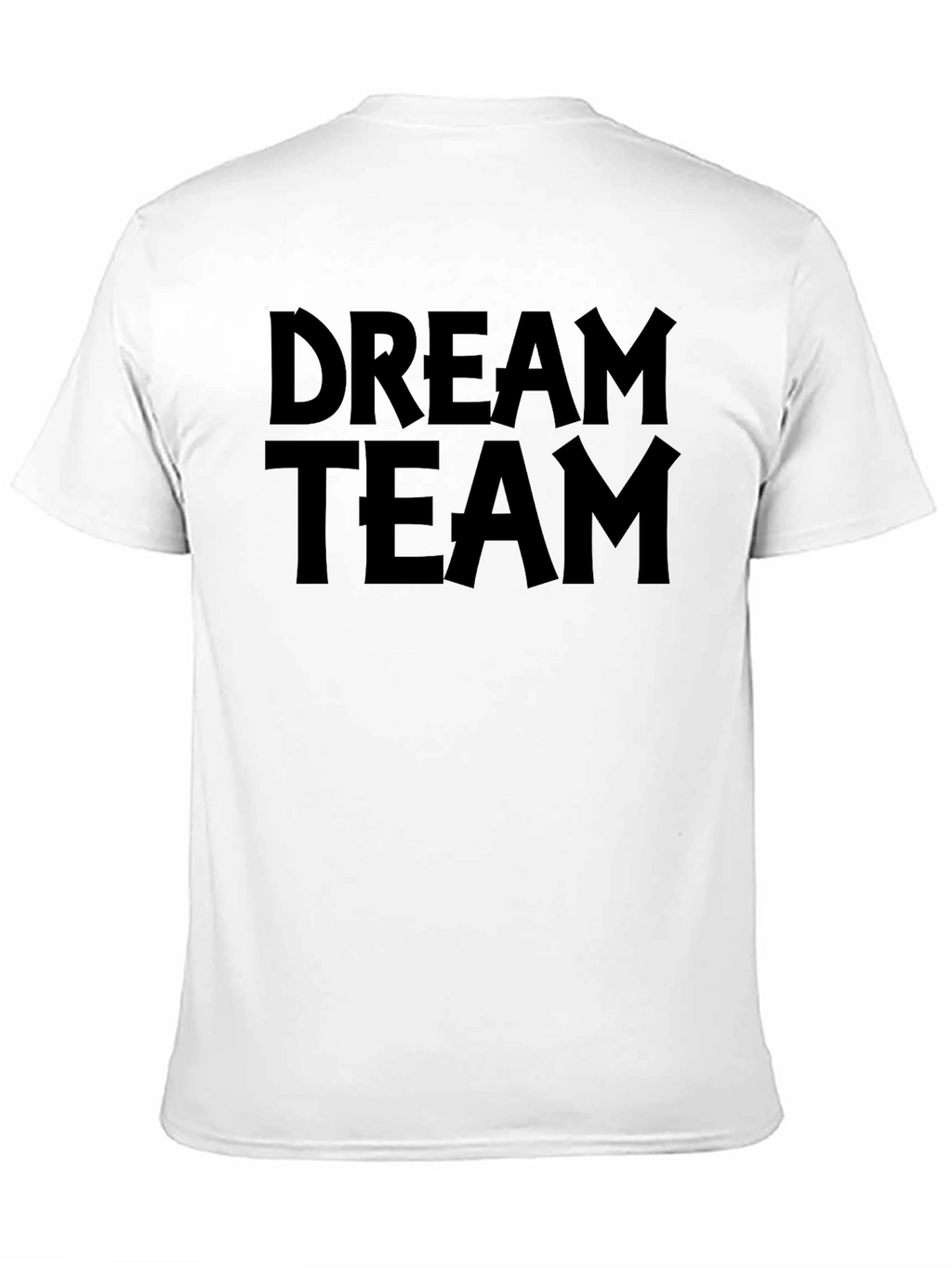Dream Team Graphic Tee - Casual Black T-Shirt