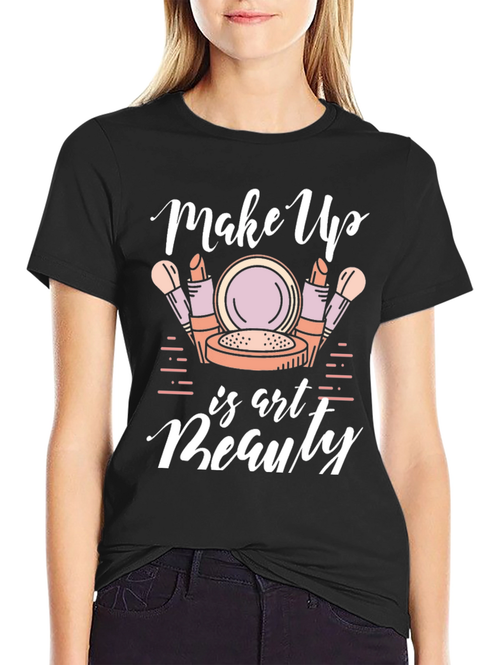 Make Up is Art Beauty Graphic T-Shirt