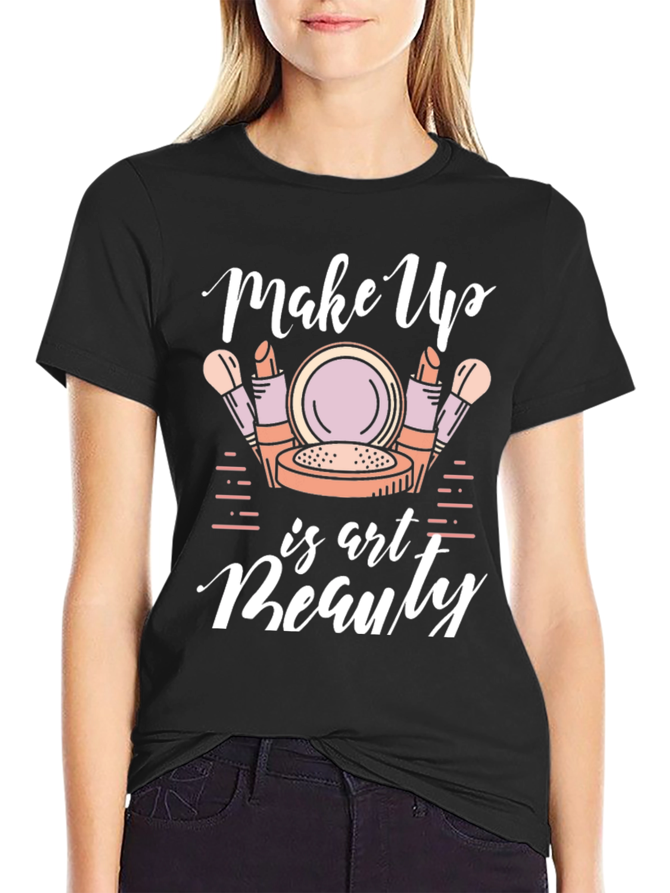 Make Up is Art Beauty Graphic T-Shirt