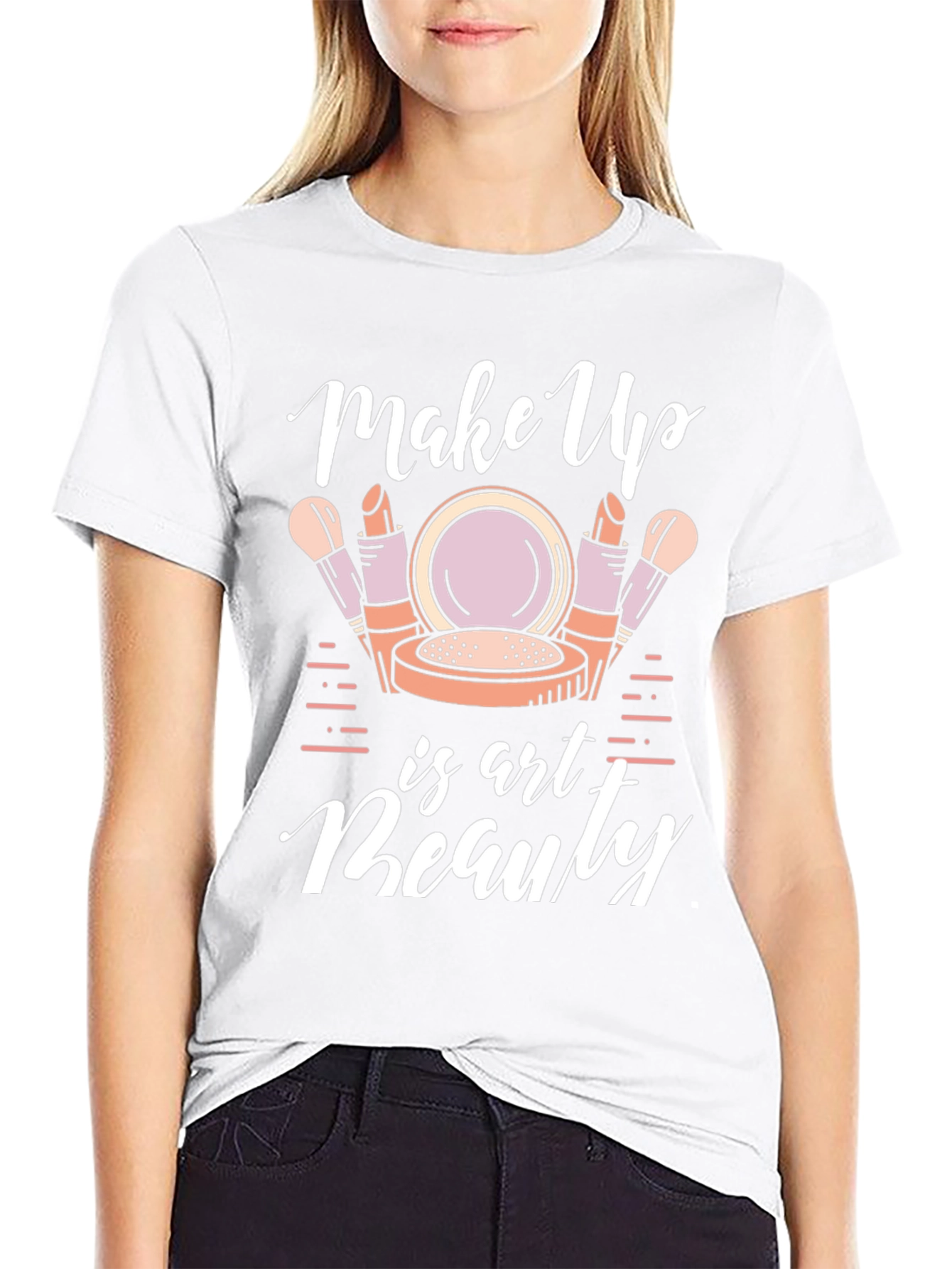 Make Up is Art Beauty Graphic T-Shirt